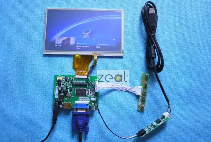 

AT070TN90 AT070TN92 7'' INCH TFT LCD +TOUCH SCREEN+ HDMI VGA AV A/D Board 800*480 Resolution CAR PC Display Screen
