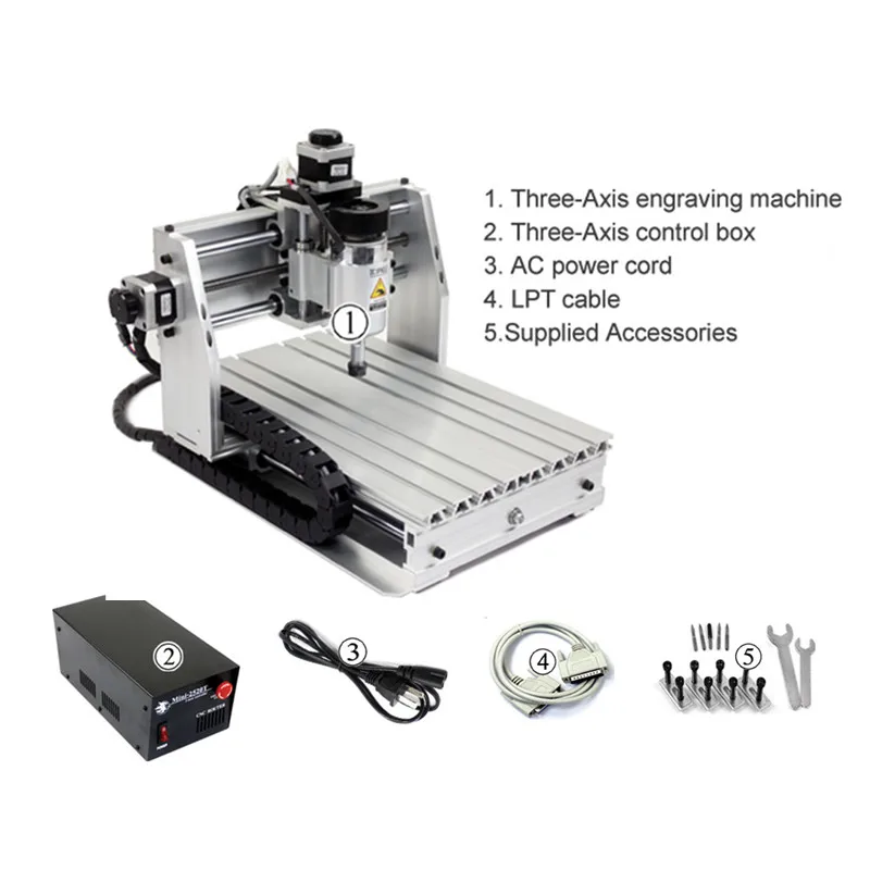 Рабочего DIY Мини гравировальный станок wood-маршрутизатор mach3 управления для PCB ПВХ и т. д