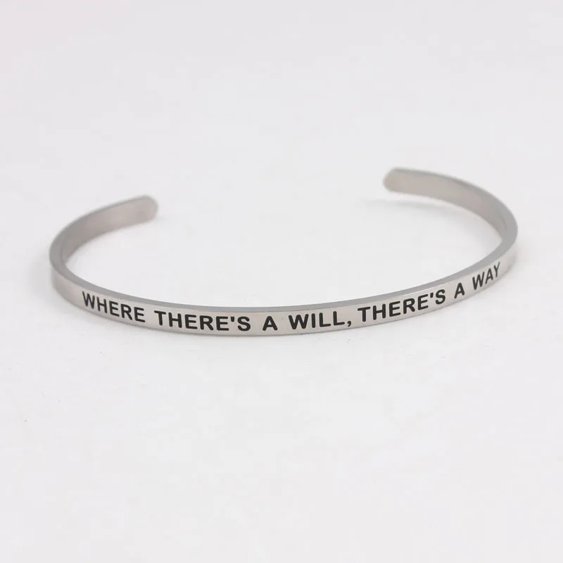 

BE BRIGHT,BE BRAVE ,BE BOLD Stainless Steel Bangles Engraved Positive Inspirational Quote Cuff Mantra Bracelets