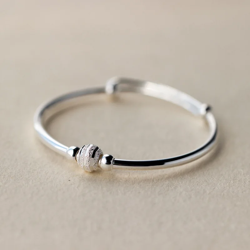 NEW ~ Gift Boxed Sterling Silver Expanding Baby Bangle 