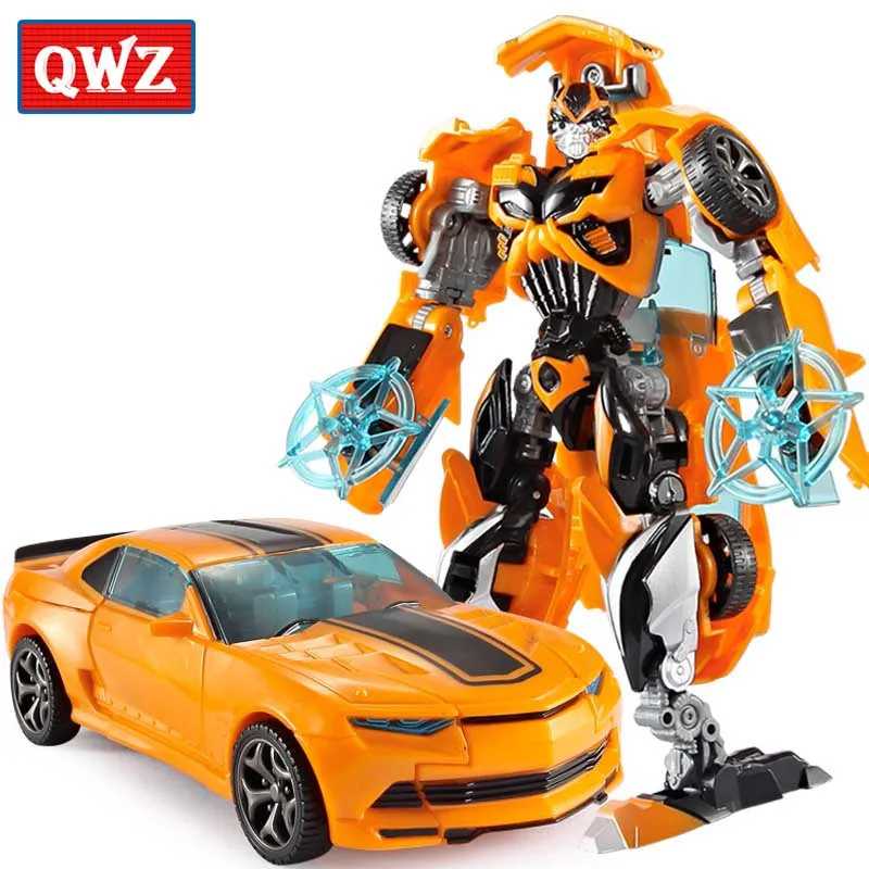 

QWZ Cool Anime Toys Action Figures Movie 4 Deformation Robot Cars Brand Good Toy Model Brinquedos Kids Boys Toys Gifts Juguetes