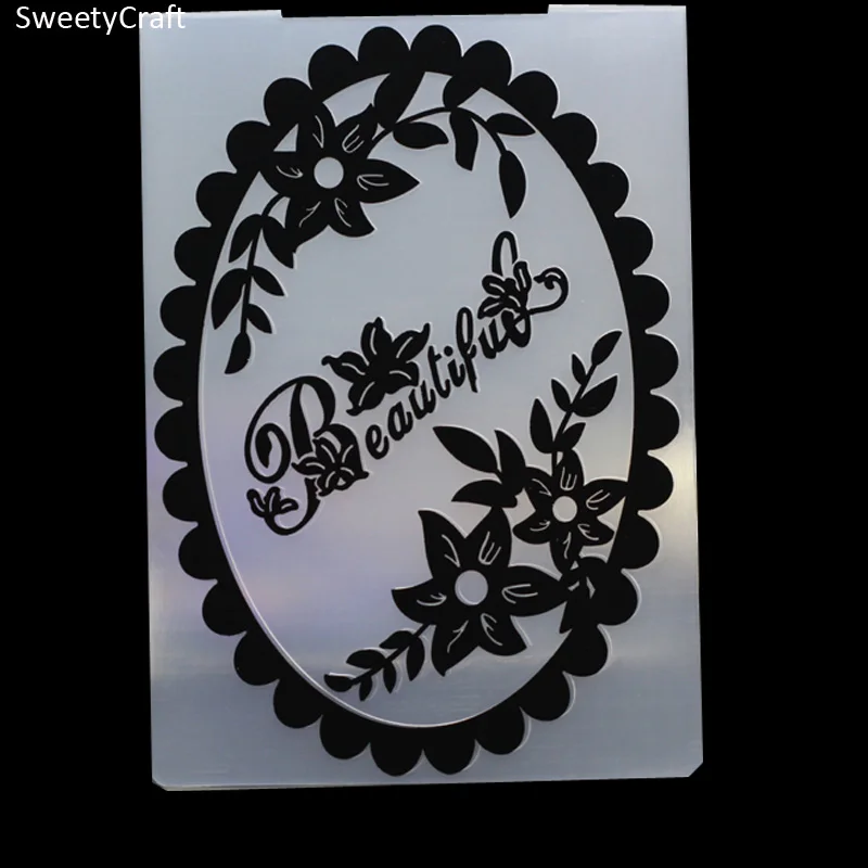 Mirror Lace Frame Embossing Folder 1