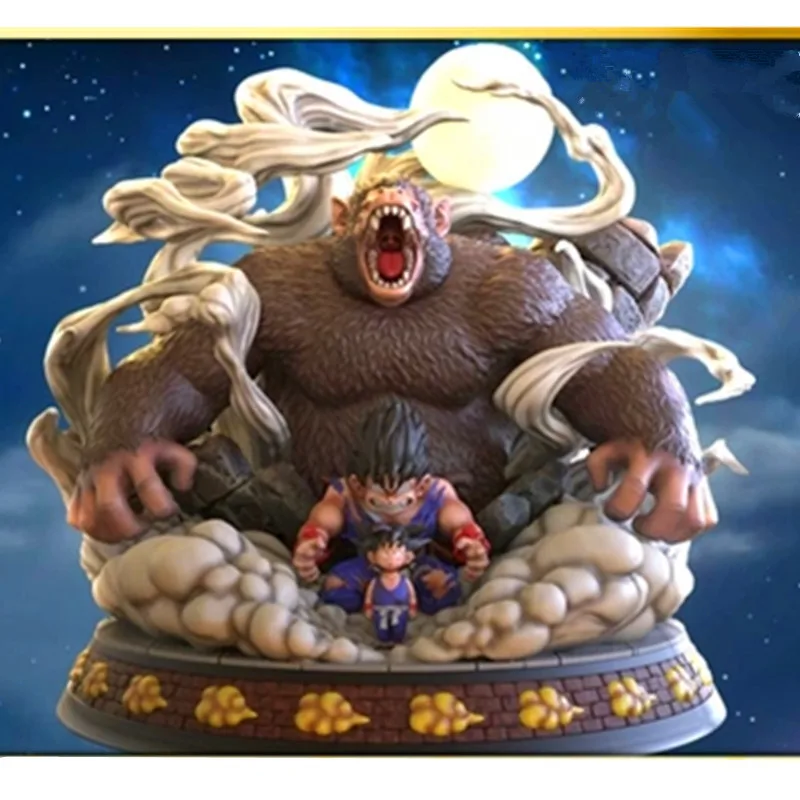 Presale Dragon Ball Супер Saiyan детство Гоку три изменения великие обезьяны смолы статуэтка(Срок поставки: 60 дней) X274