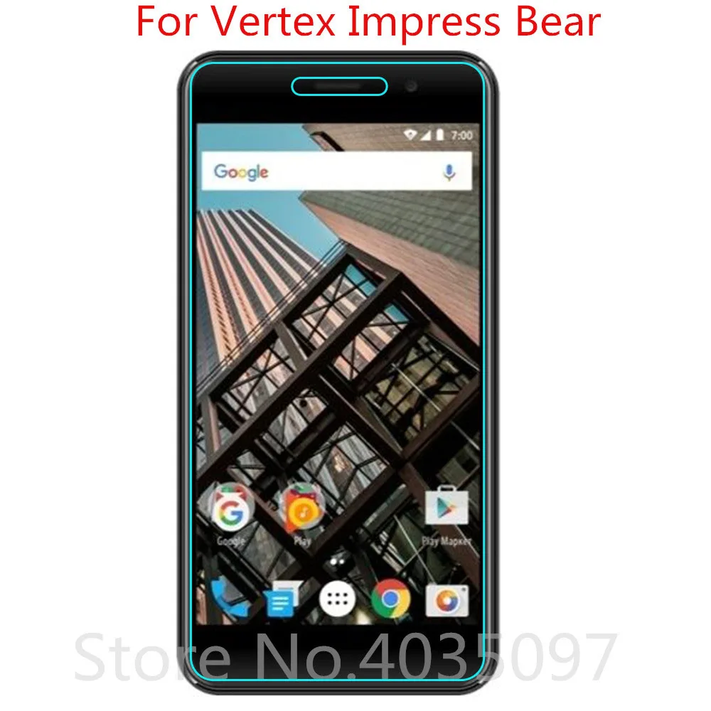 2.5D 9H Премиум Закаленное стекло для Vertex Impress Bear защита экрана закаленная Защитная