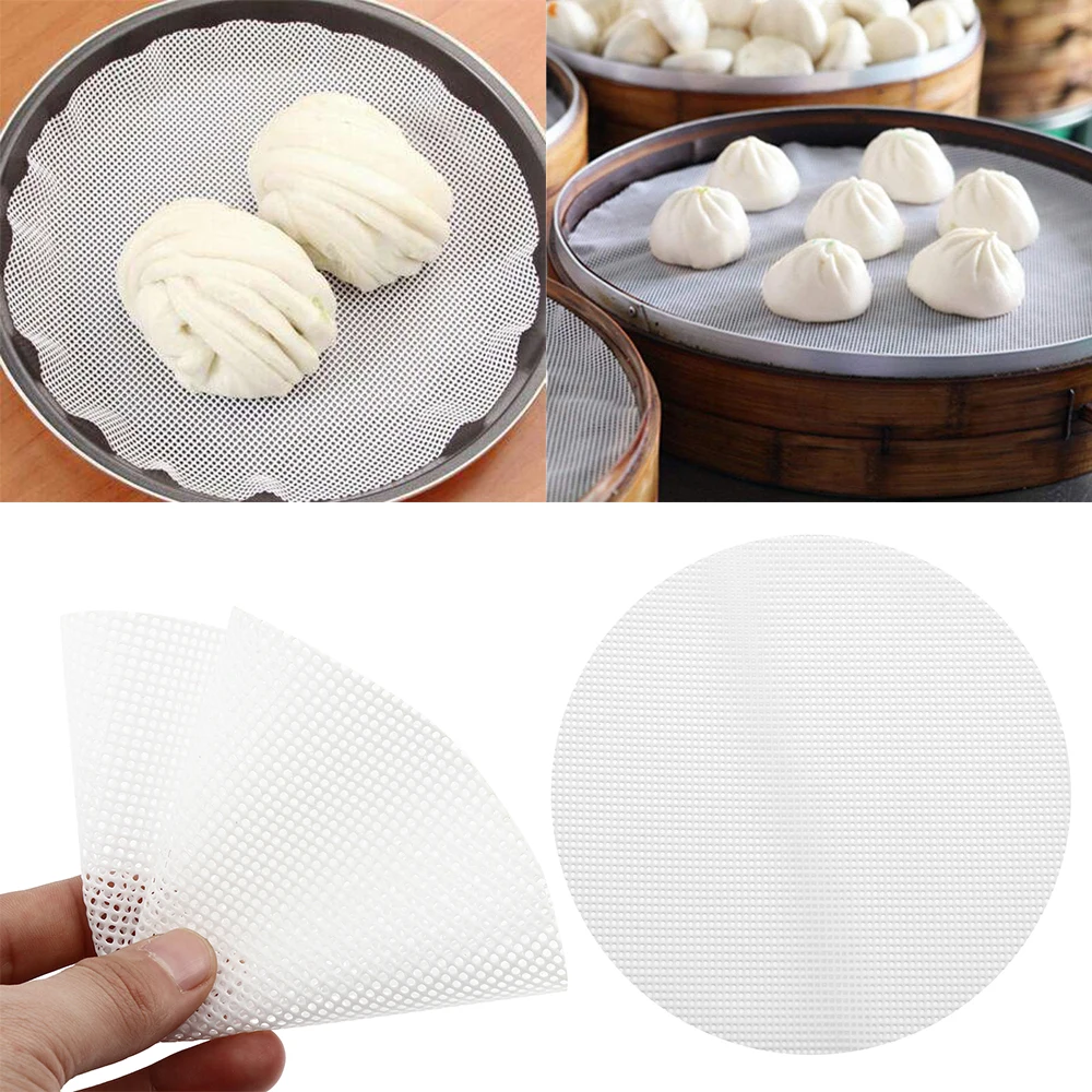 5pcs/set Silicone Steamer Mat, Modern White Heat Resistant Steaming Pad For  Kitchen