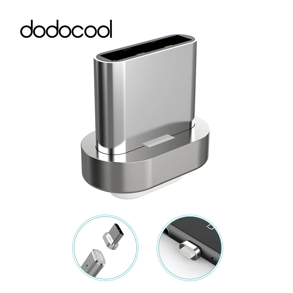 

dodocool Metal Magnetic USB-C Connector Phone Micro USB Adapter Converter for dodocool Detachable Magnetic Charge Sync Cable