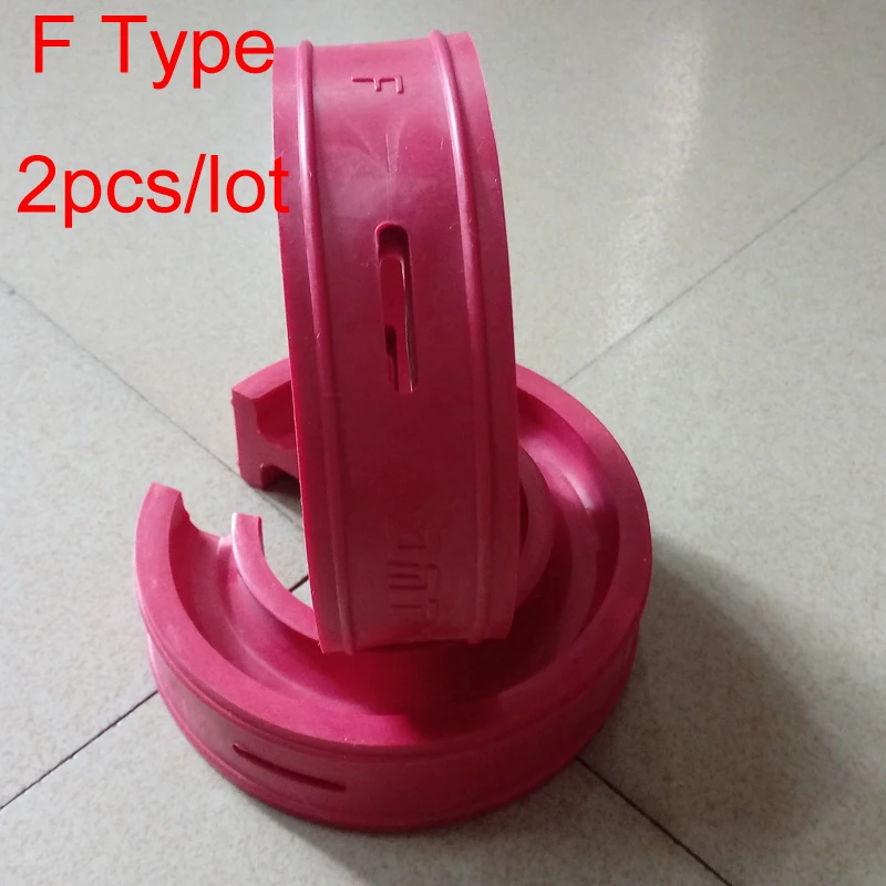 

Youwinme 2Pcs Red F Type Car Shock Absorber Spring Bumper Power Cushion Buffer Auto Suspension Coil Damper AMT
