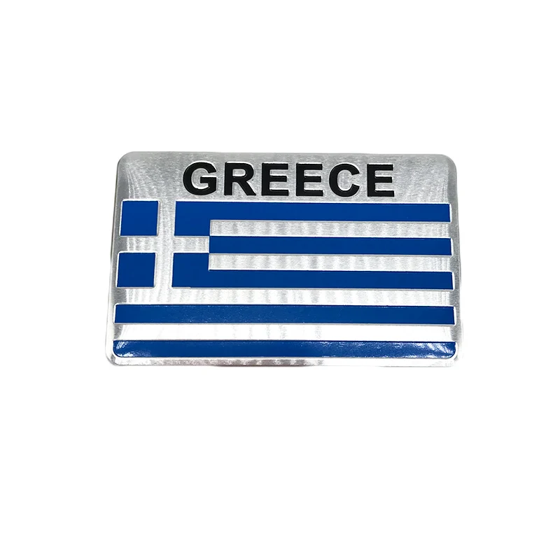 FLAG OF GREECE-CAR GRILLE EMBLEM BADGES