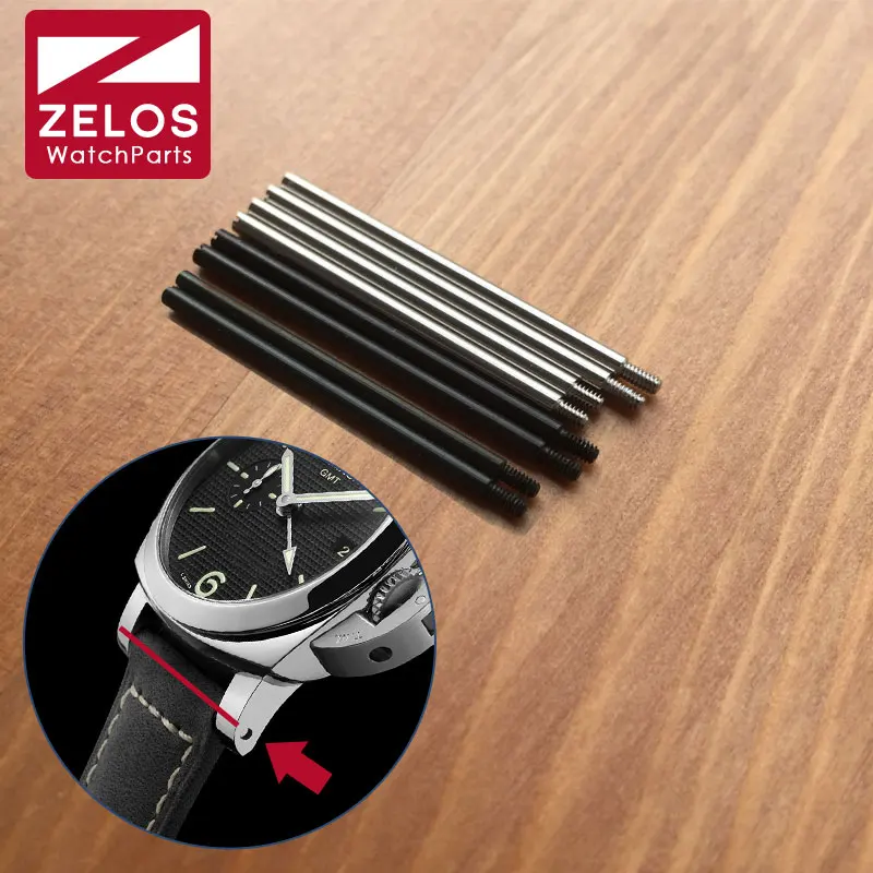 31/33mm PAM Screw tube bar For Panerai watch rubber/Leather belt Strap