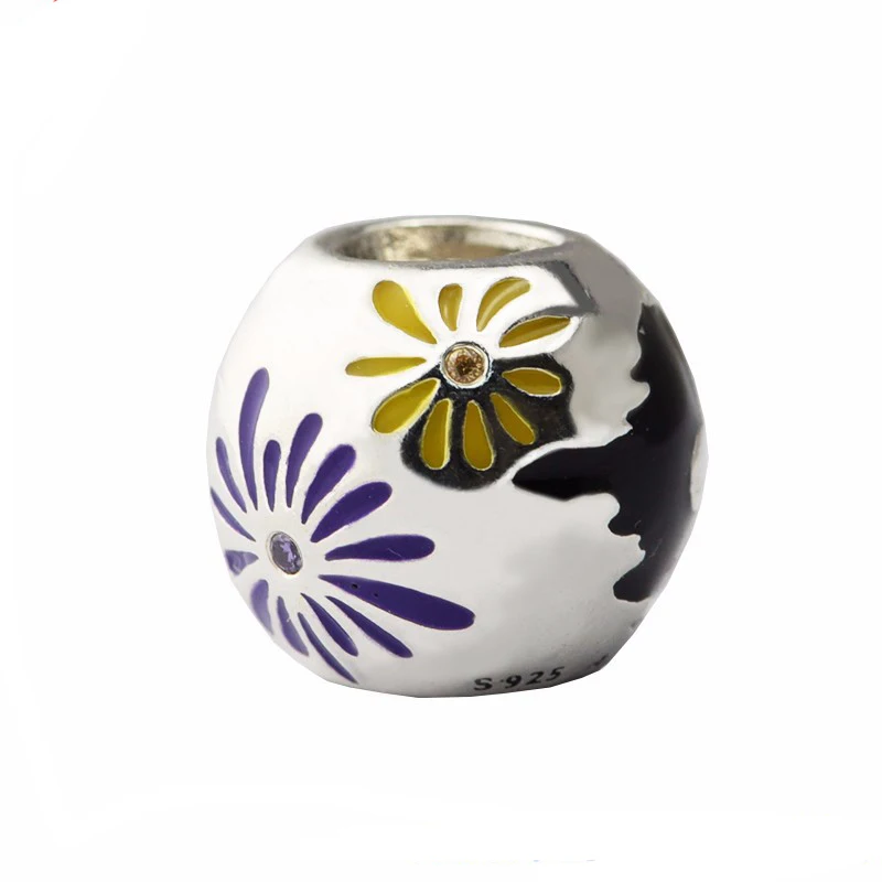 

Fantasyland Fireworks Castle Beads Fit EU Brand Bracelet & Necklace Sterling-Silver-Jewelry Making Beads DIY Wholesale