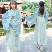 Леди Hanfu классический костюм династии Тан платье для Танцев древней китайской сказочной принцессы Тан Костюмы национальная традиционная Халат
