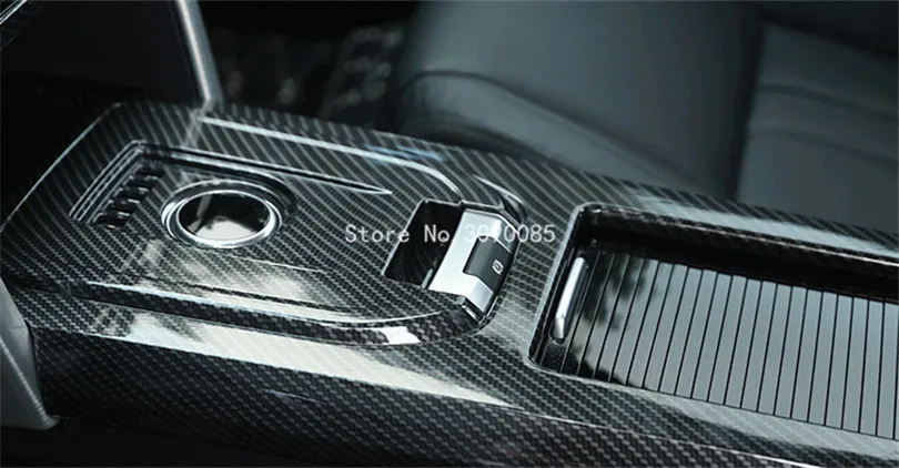 Автомобильный интерьер молдинги углеродного волокна центр панель переключения передачи коробка отделка для коробки передач для Land Rover Дискавери в стиле спортивного автомобиля