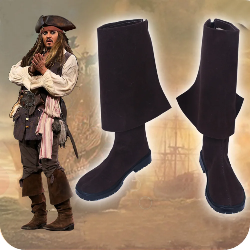 Sarabo árabe Excéntrico También Zapatos de pirata para cosplay, botas de capitán Jack, accesorios de  disfraz para Halloween y Carnaval|shoe carnival boots|carnival bootsboots  pirate - AliExpress