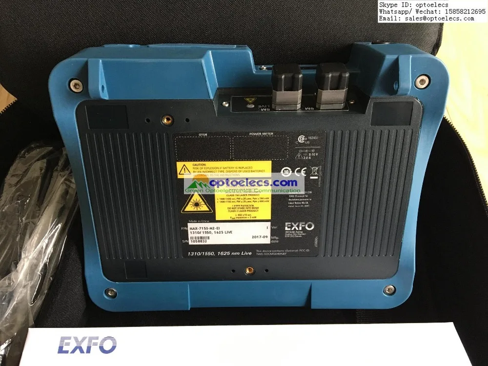 Оригинальный EXFO MAX 715B M2 MAXTESTER OTDR 1310/1550nm Live 1625nm три длины волны