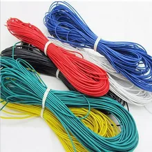 UL 3135 26AWG силиконовый провод 26#(20 м) Силикагель провода Проводник для строительства 30/0. 08AWG26 высокотемпературный кабель