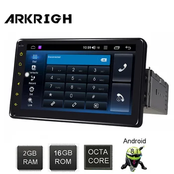 

ARKRIGHT 7" 1din Octa Core Universal Android 8.1 Car Radio Audio Stereo GPS Navis Carplay Wifi Head Unit/Car Multimedia Player