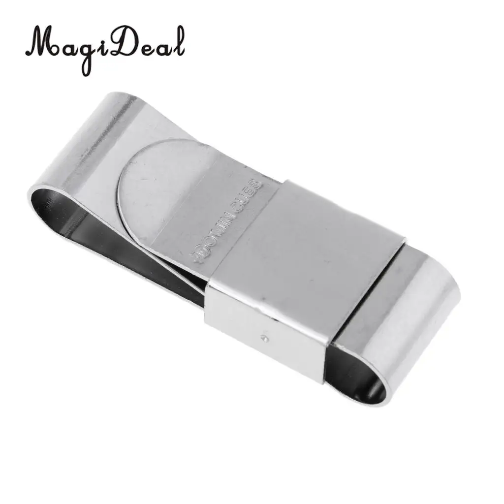 High Quality Chalk Holder Stainless Steel Strong Billiard Pool Cue Chalk Holder Case ( Sliver)	