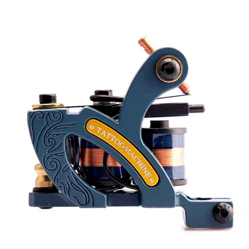 

10 Wrap Coils Permanent Tattoo Machine Shader & Liner Carbon Steel Tattoo Motor Gun Beginner