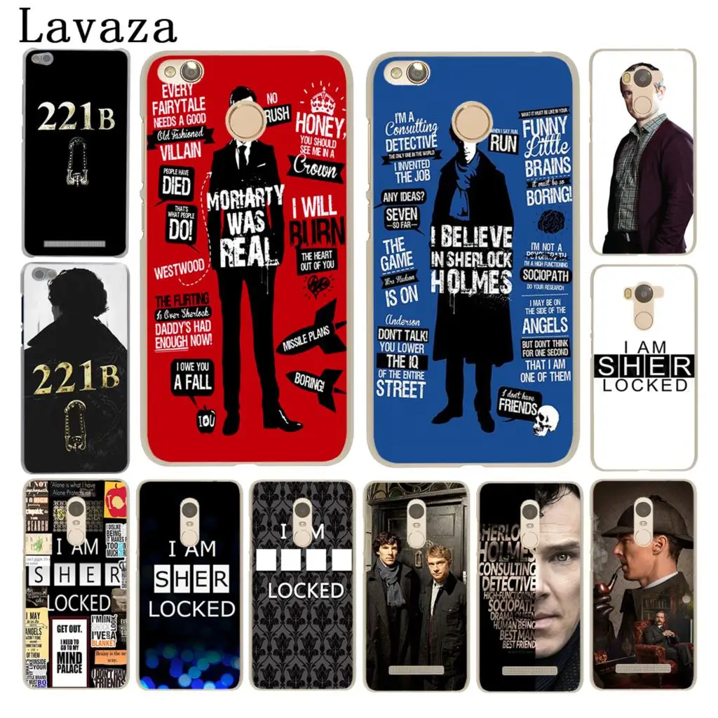 Lavaza 221B Шерлок Холмс жесткий чехол для телефона Xiaomi Redmi K20 8A 7A 5A 6A Примечание 8 7 5 6 iPad