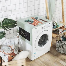 Растения пылезащитный чехол для бытовой техники универсальные чехлы для стиральной машины Чехлы однодверный холодильник 02