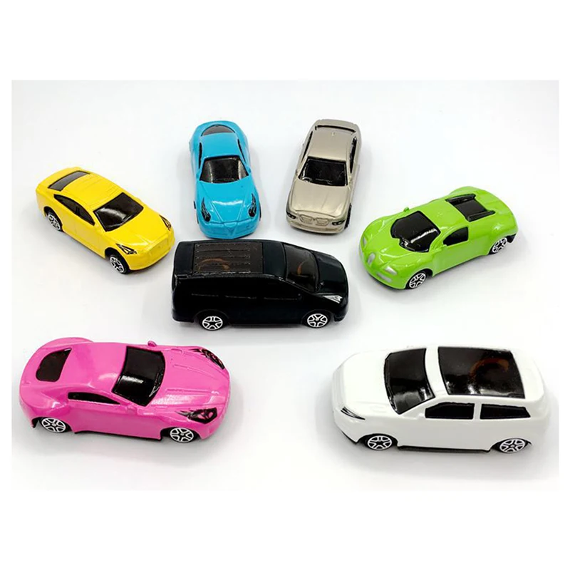 

35pcs Sliding alloy car Cute Toy Cars For Child Wheels Mini Car 1:76 Model Kids Toys For Boys funny gift