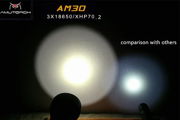 Фонарь Amu AM30 cree XHP70.2 30 Вт 4000 люменов мощный светодиодный фонарик с магнитной зарядкой и яркостью, перезаряжаемый фонарь 18650