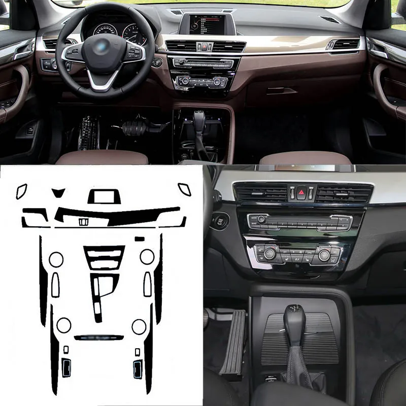Автомобильный Стайлинг новинка 3D наклейки из углеродного волокна для интерьера