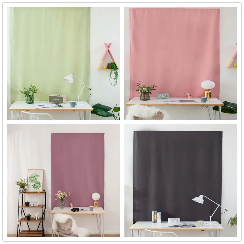 

Short Curtains For Living Room Black Pink Green Curtains Window Treatments Voile Blinds Drapes Curtains For Bedroom Kitchen