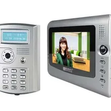 Новое поступление " цветной проводной видео дверной телефон/домофон, ID карта и пароль разблокированы, ночь visin, 1 камера+ 1 монитор