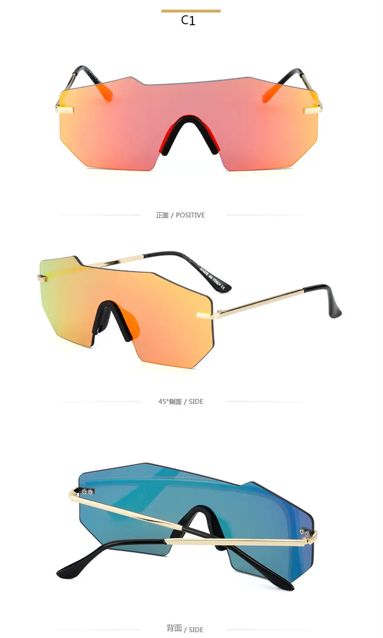 Модные поляризованные солнцезащитные очки унисекс для мужчин и женщин,, фирменный дизайн, Ретро стиль, без оправы, зеркальные, без оправы, очки для вождения, oculos de sol
