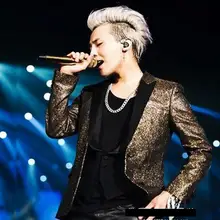 Горячие новинки, Мужской председательствовал MC яркое золото части выполнение платье пиджак/S-XXL