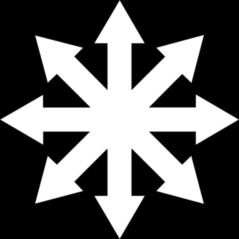 звезда хаоса вархаммер 40000. звезда хаоса малала. флаг хаоса. знамя хаоса. символ хаоса вархаммер.