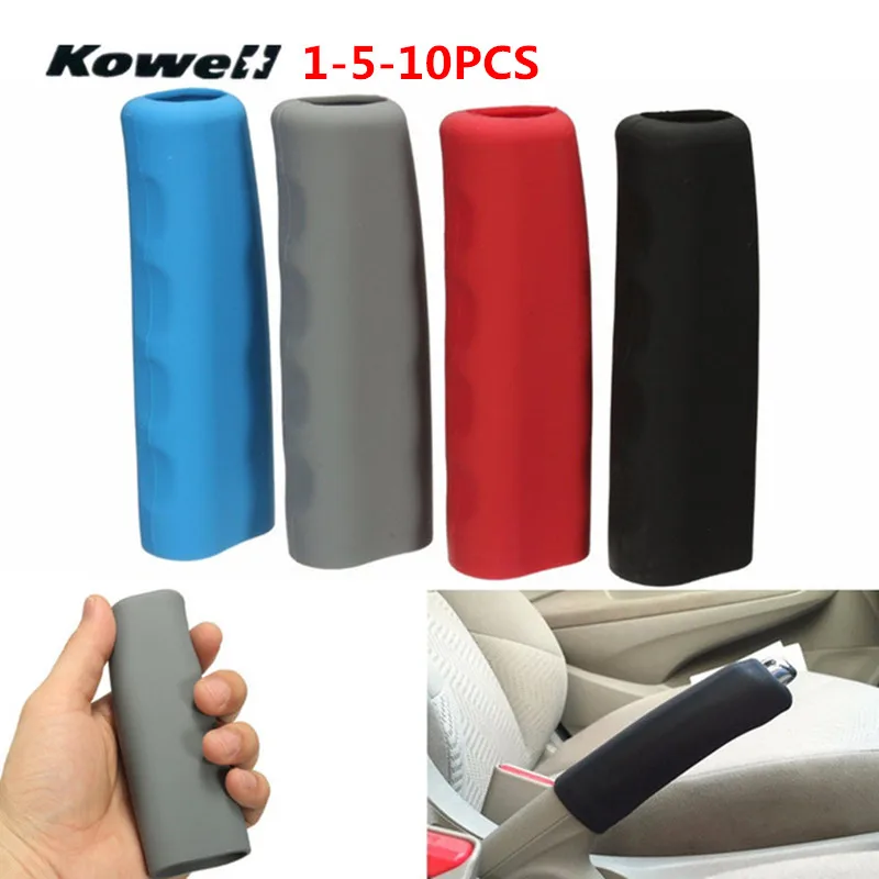 1 5 10PCS Universal Silicone Anti Slip Car Handbrake Brake Handle Lever