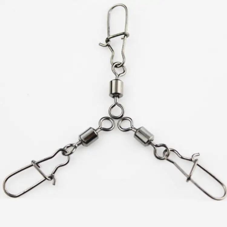 Conector com Boa Equipamento de Pesca Tamanho do Conector Pces Pesca Rolando Linha Giratória Gancho Pressão Fishhook 14 -4 - 0 Mar Gelo Lago 100 6 Esporte e Lazer