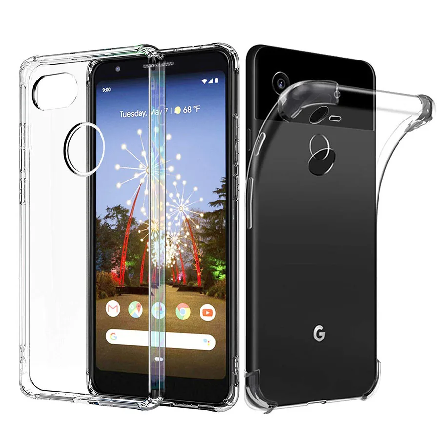 

Clear Soft Silicone Back Cover Phone Case For Google Pixel 3a 3 XL Pixel 2 XL Transparent Case For Google Pixel 3 2 Case Cover