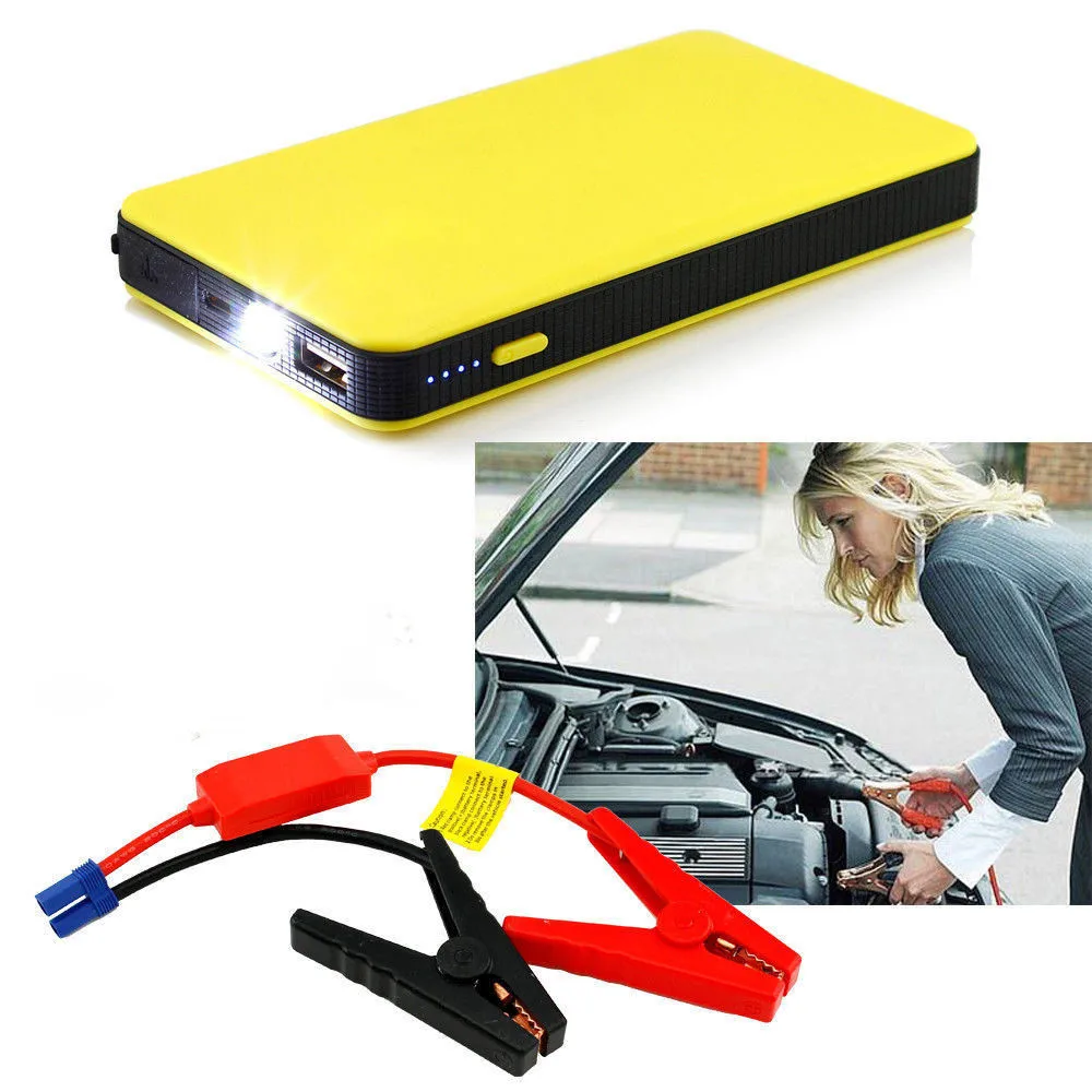 12V 8000mAh Multi-Function capacity Mini Portable Car Emergency Power Supply for Car Jump Starter Power Bank Starting Laptop 
