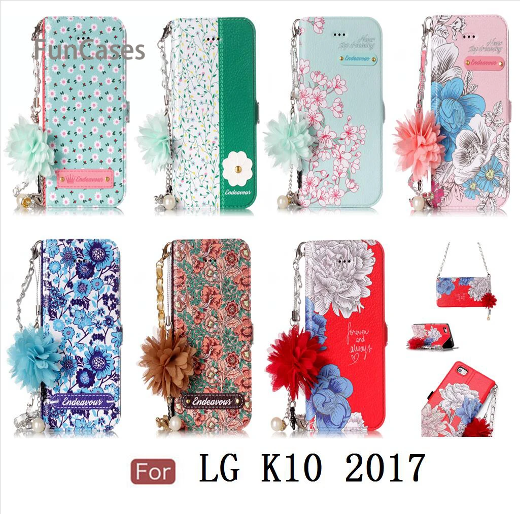 Luxury Blue Rose Case sFor Aksesuar LG K10 2017 PU Leather Bead Chain Carcasas Animal Phone Accessory sFor LG K10 2017 Moblie Luxury Blue Rose Case sFor Aksesuar LG K10 2017 PU Leather Bead Chain Carcasas Animal Phone Accessory sFor LG K10 2017 Moblie