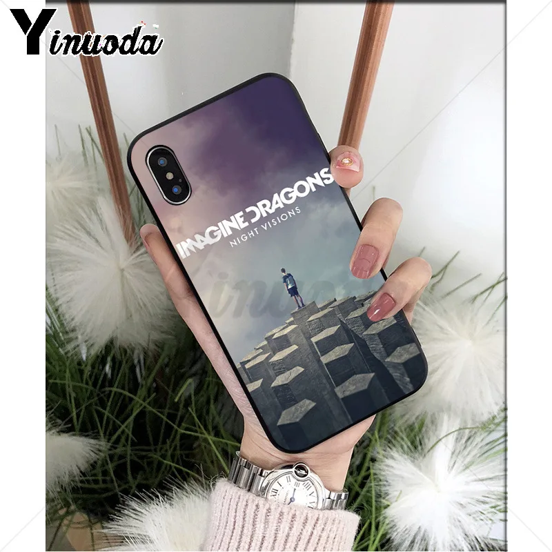 Yinuoda تخيل التنين TPU لينة سيليكون غطاء إطار هاتف محمول ل أبل فون 8 7 6 6 S زائد X XS ماكس 5 5 S SE XR الهواتف المحمولة