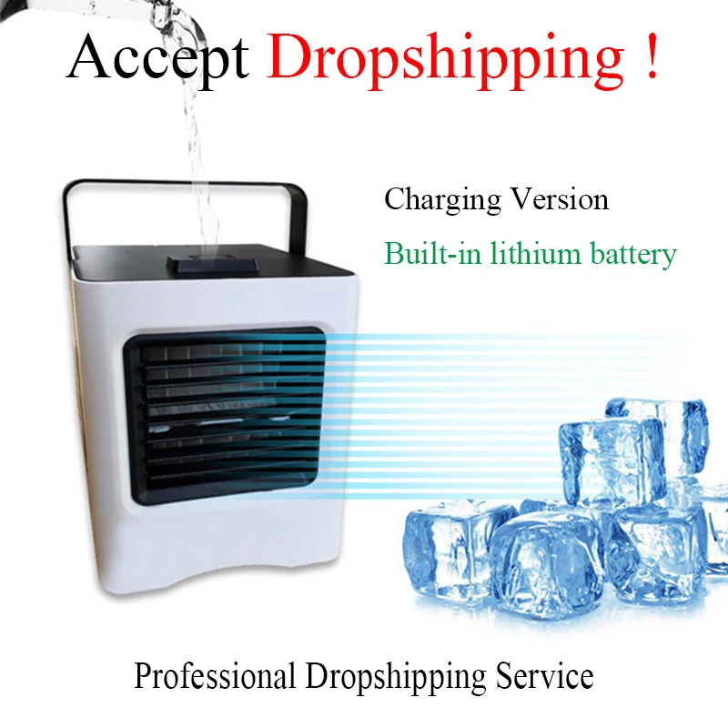 

Mini USB Portable Household Cooling Fans Personal Air Conditioner Miniature Cooling Machine Air Conditioning Fans