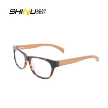 SHINU, деревянные очки ручной работы, очки для чтения, 1,61, анти-синий светильник, линзы, защита глаз, видеть рядом+ 100+ 150+ 200+ 250+ 300+ 350 F018