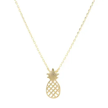 

FREE shipping by FEDEX 120pcs/lot 2017 New Hot Pineapple Shaped Necklaces Pineapple Pendant Necklaces for Women