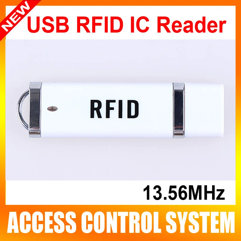 

Mini 13.56Mhz RFID Reader USB Proximity Sensor Reader + 2pcs 1KS50 Cards for Android Windows Linux