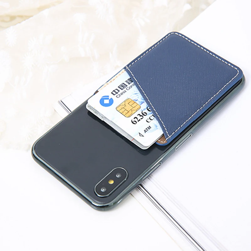 

Elastic Adhesive leather phone Sticker card holder For Htc U11 U12 Plus Life Eyes Google Pixel 2 3 XL U Play U Ultra Cover Case