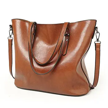 

Women's Handbags PU Tote Large Capacity Shopping Bags Top-Handle Bags Fashion Shoulder Bags Ladies Cross-Body Bags