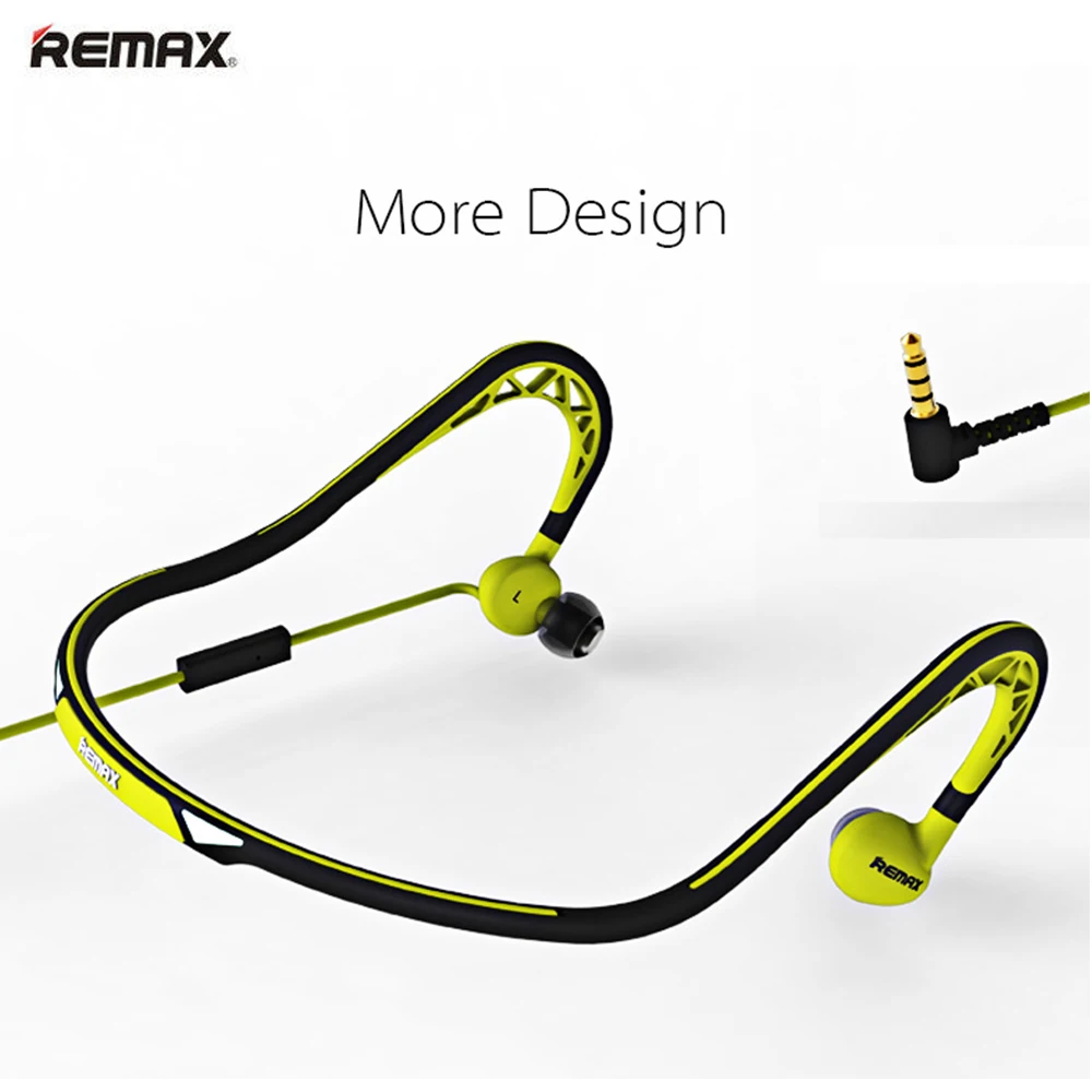 Koop Remax S15 Waterdichte Sport Bedrade Oortelefoon Nekband Muziek Hoofdtelefoon met Microfoon Voor Iphone 6 7 7 plus voor Samsung Xiaomi HTC