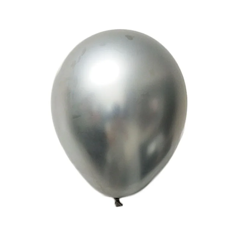100 шт. Золотой металлический воздушный шар, хромированные шарики для свадьбы, декор для вечеринки в честь Дня Рождения, латексные воздушные