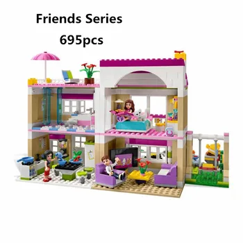 

Model building kits compatible with girl Friend 3315 Bela 10164 Friends Olivia's House Building Blocks Bricks Toys
