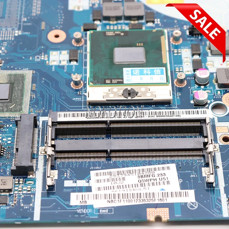 NOKOTION Q5WV1 LA-7912P материнская плата для ноутбука acer E1-571G V3-571 V3-571G E1-571G NBC1F11001 NB. C1F11.001 HM70 SJTNV процессор