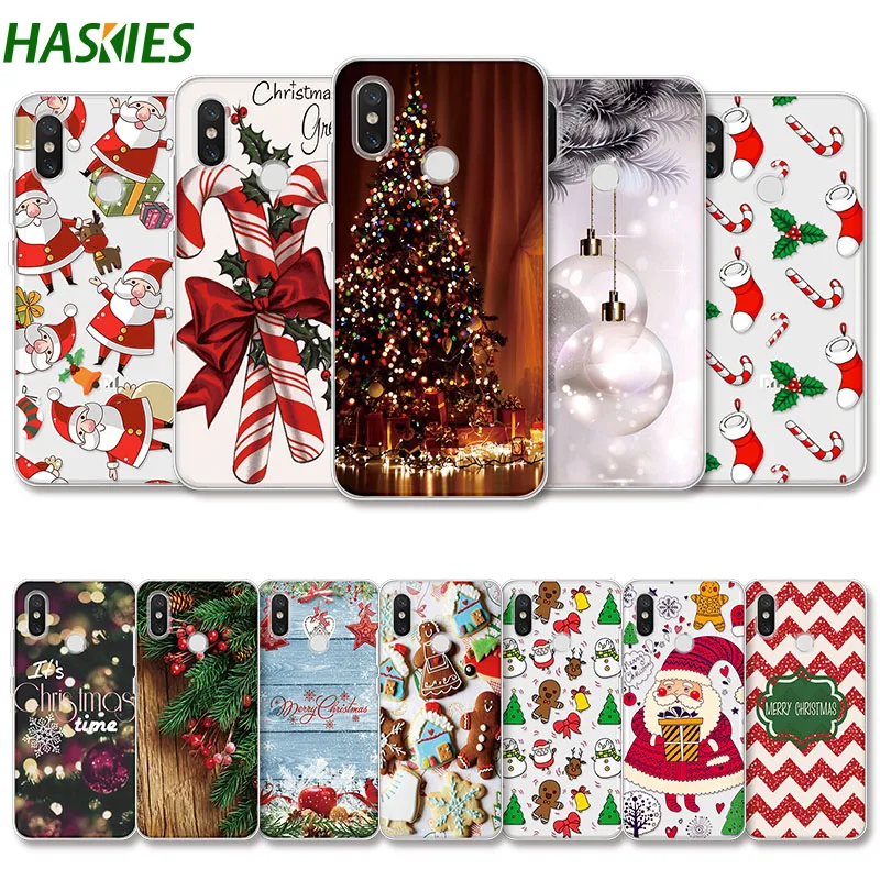 

Merry Christmas for Xiaomi Pocophone F1 Redmi S2 4 4A 6 6A 6X 3S 4X Mi A1 A2 5X Note 3 4 Pro Prime 4X 5A for Mi 8 Explore Case