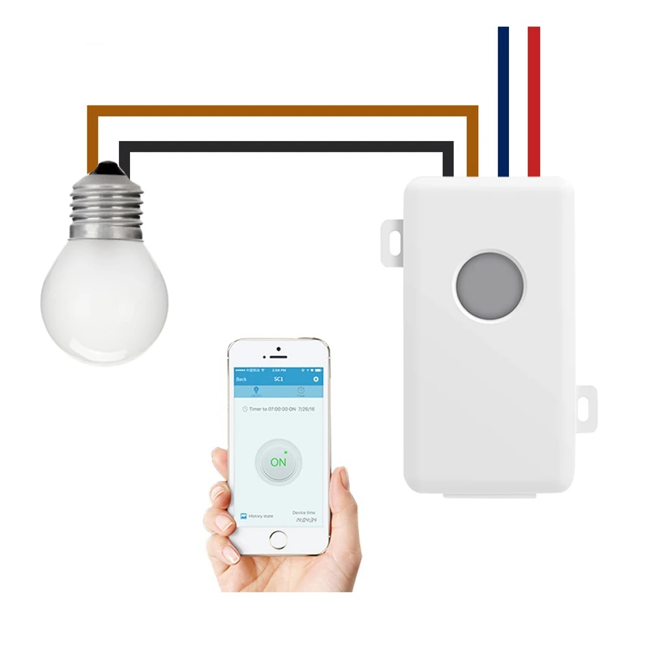 

2018 Hot Sale SC1 DIY Smart Switch WiFi APP Control Box Timing Switch Wireless Remote Controller for Smart Home Automation